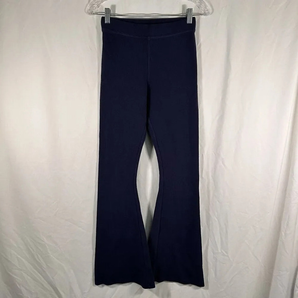 Aerie Pants - Offline by Aerie Leggings Women Medium Blue Pull On Flare Rear Pockets Mid Rise